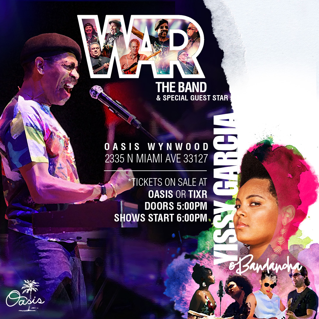 Artworks Miami Presents War The Band featuring Yissy Garcia and 